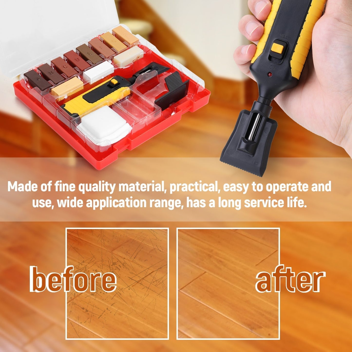 Floor Laminate Scratch Repair Tool Set - UTILITY5STORE