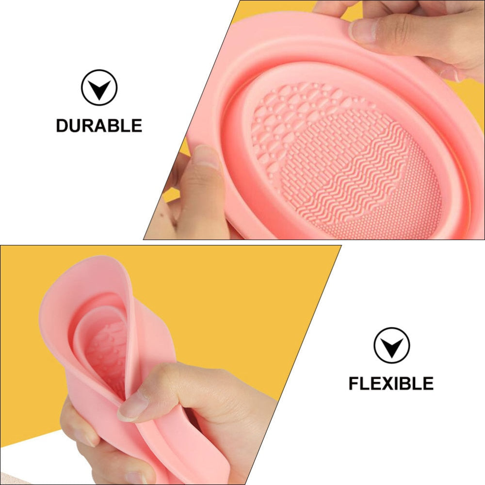 Foldable Makeup Brush Cleaning Bowl
