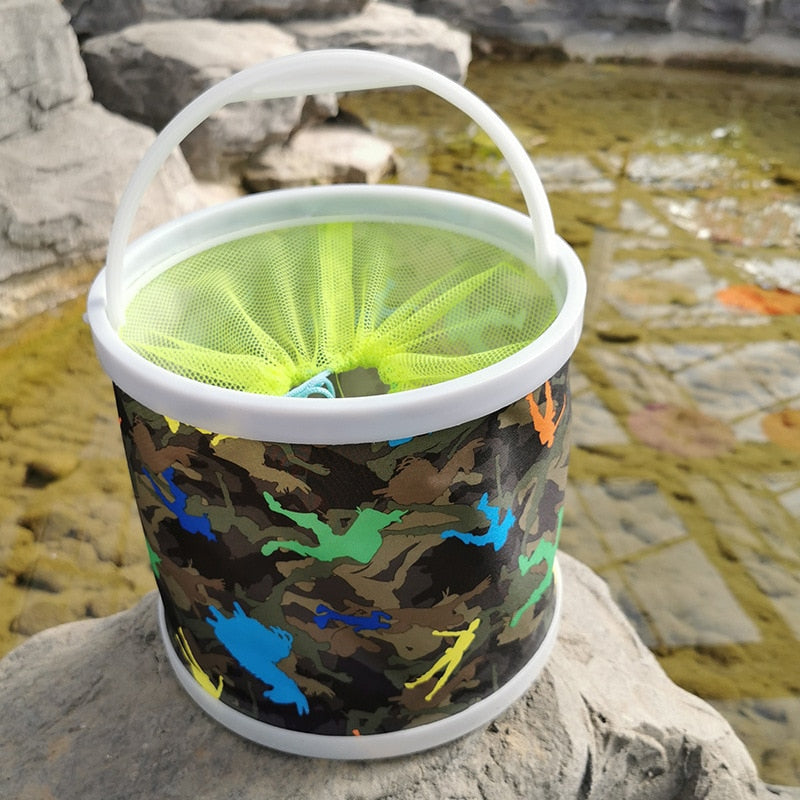 Foldable Canvas Camping Fishing Bucket - UTILITY5STORE