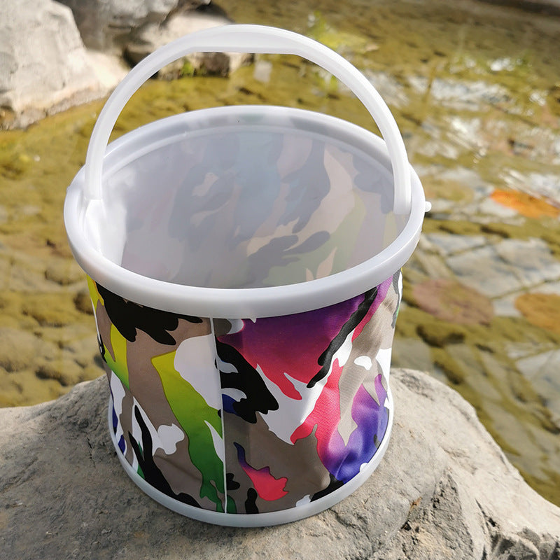 Foldable Canvas Camping Fishing Bucket - UTILITY5STORE