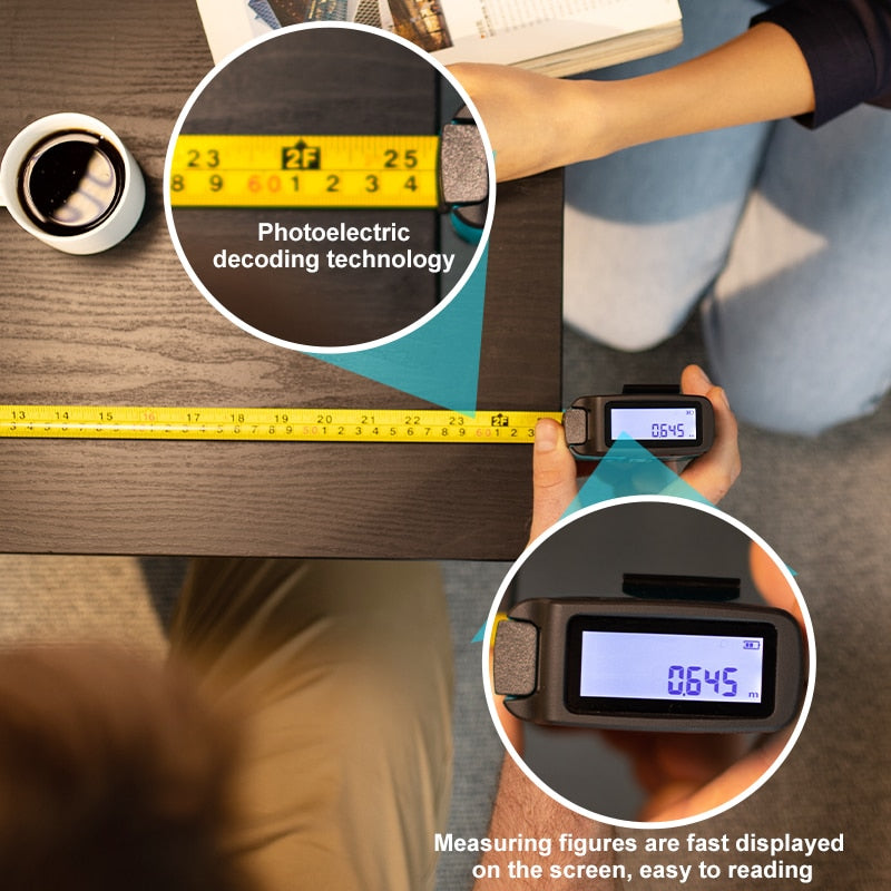 Smart Bluetooth Digital Rechargeable Tape Measure