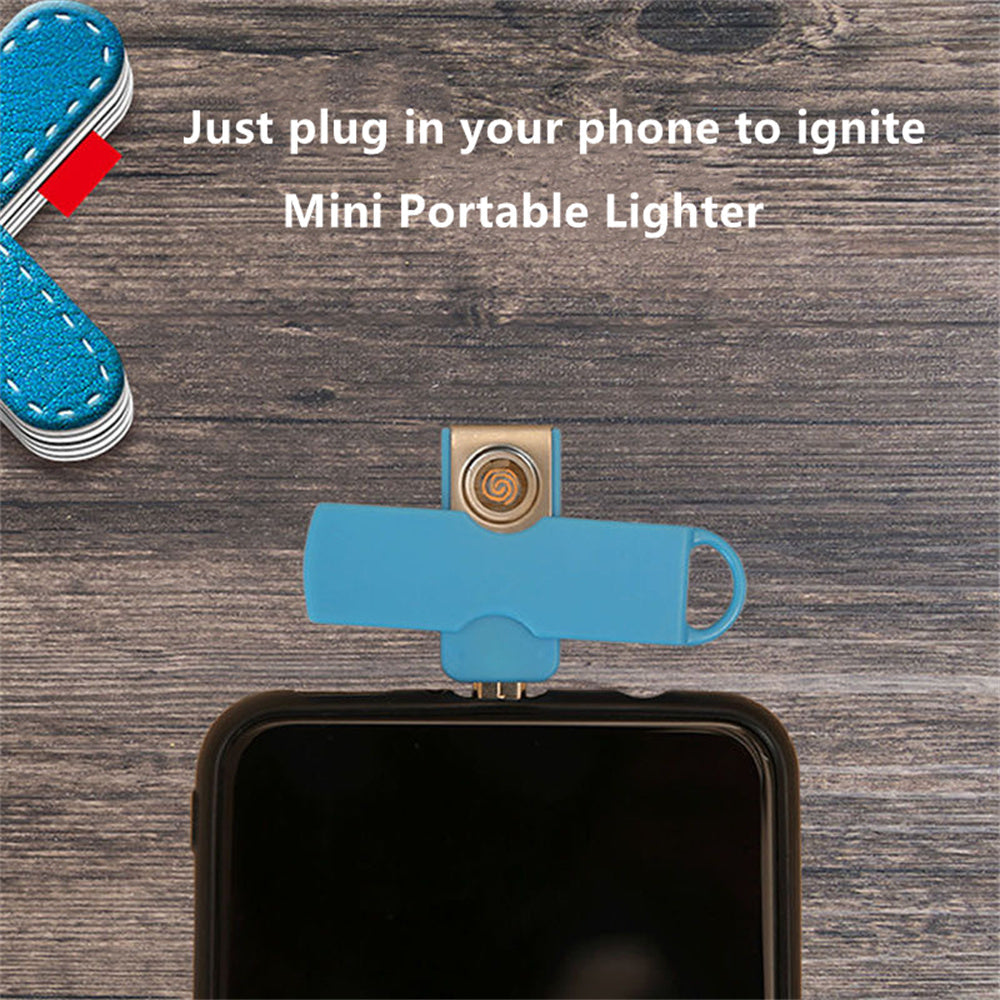 Mini Portable Phone USB Lighter