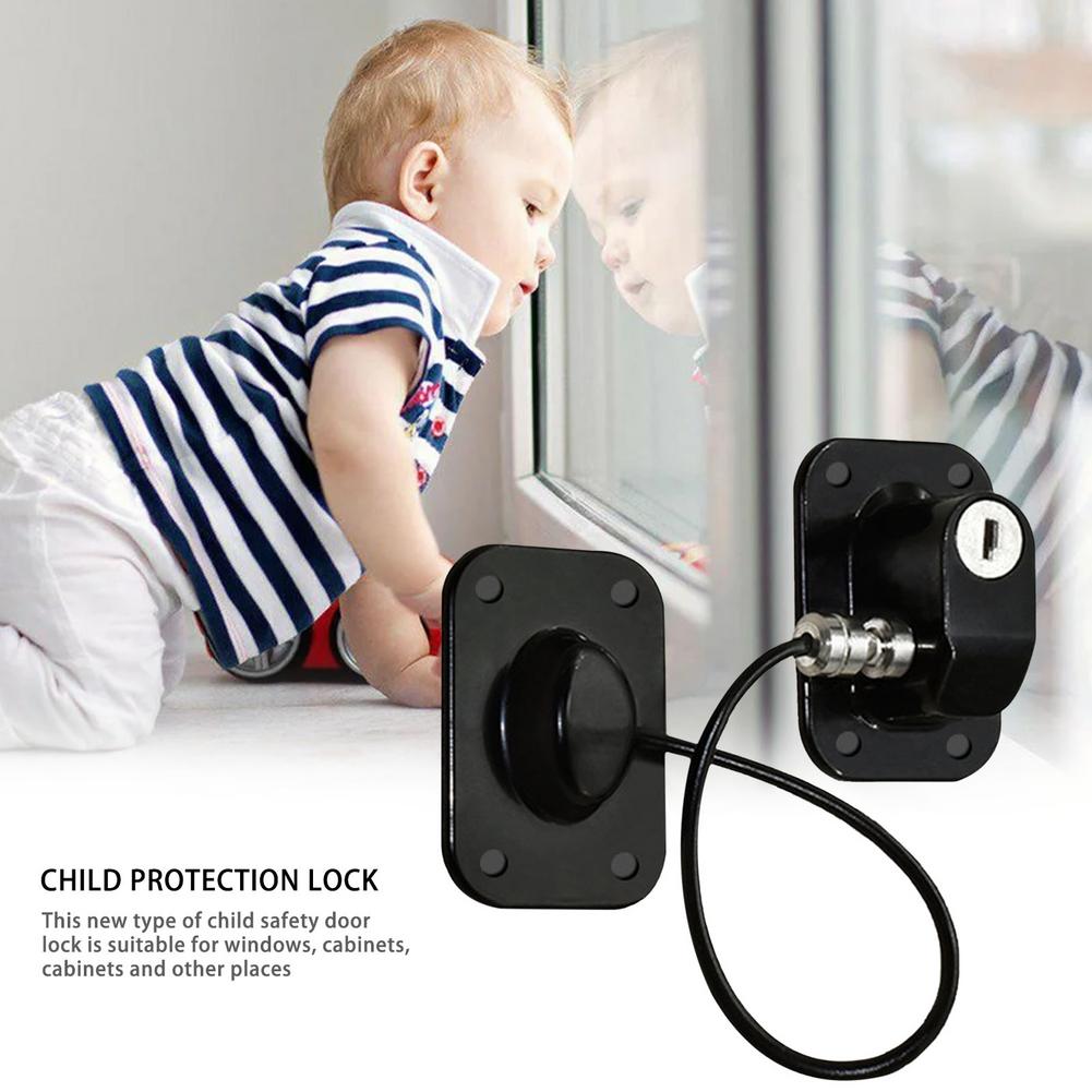 Kids Safety Sticky Window Cabinet Lock