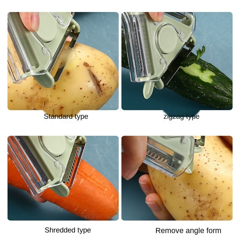 Magic Multi-Blade Triangle Vegetable Peeler