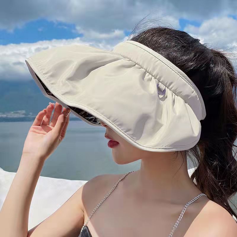 Multifunctional Foldable Shell Headband Beach Hat