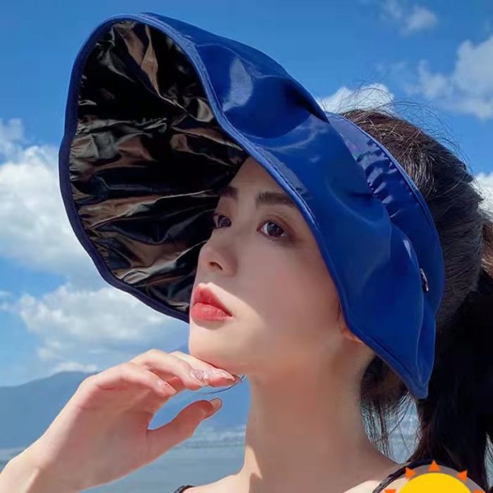 Multifunctional Foldable Shell Headband Beach Hat