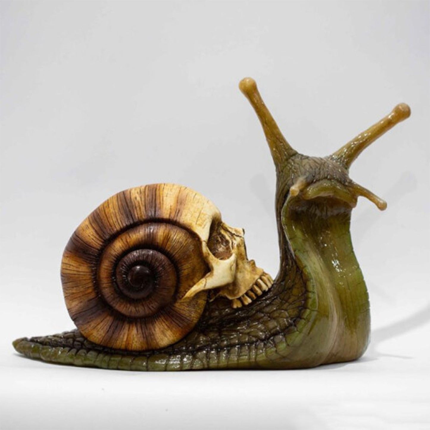 Horror Snail Miniature Sculpture