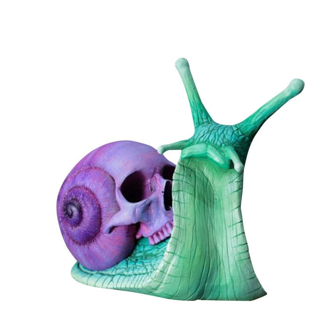 Horror Snail Miniature Sculpture