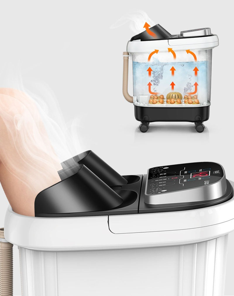 Automatic Vibration Heated Foot Massage Bath