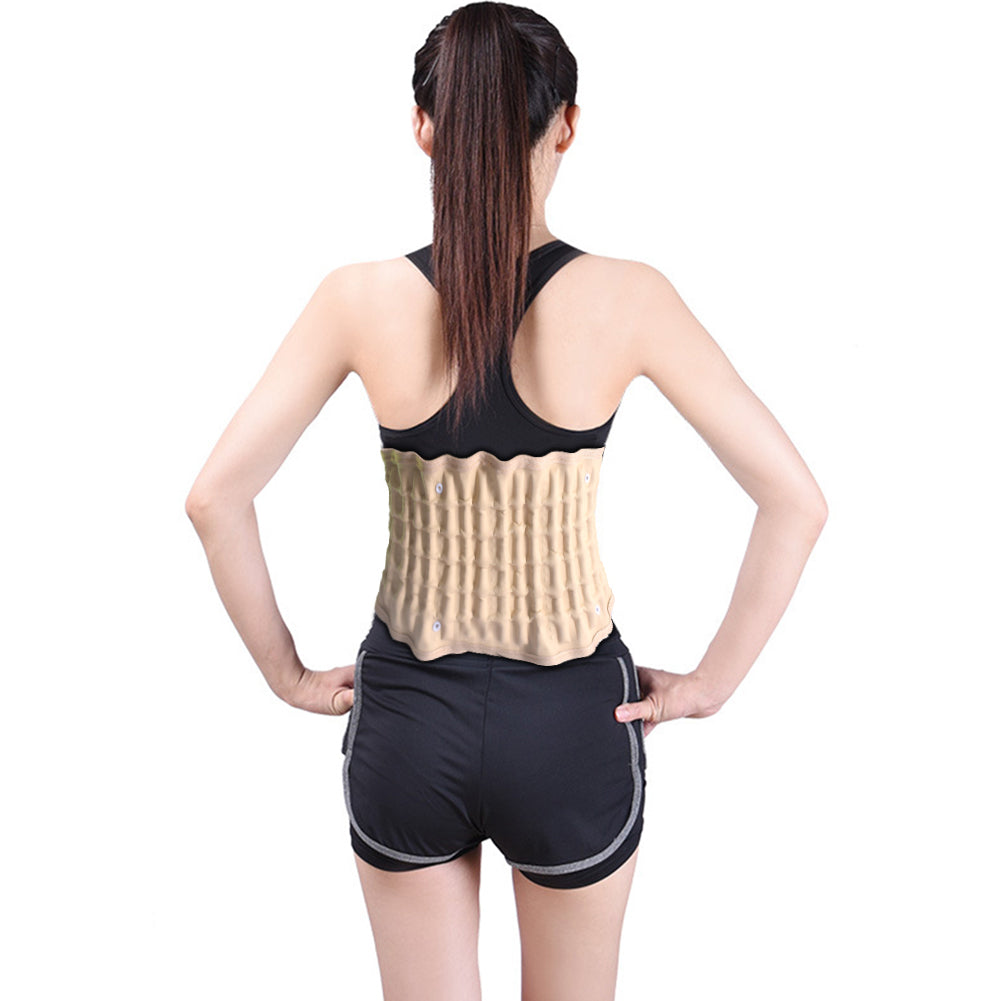 Back Pain Relief Inflatable Brace Support Belt Massager