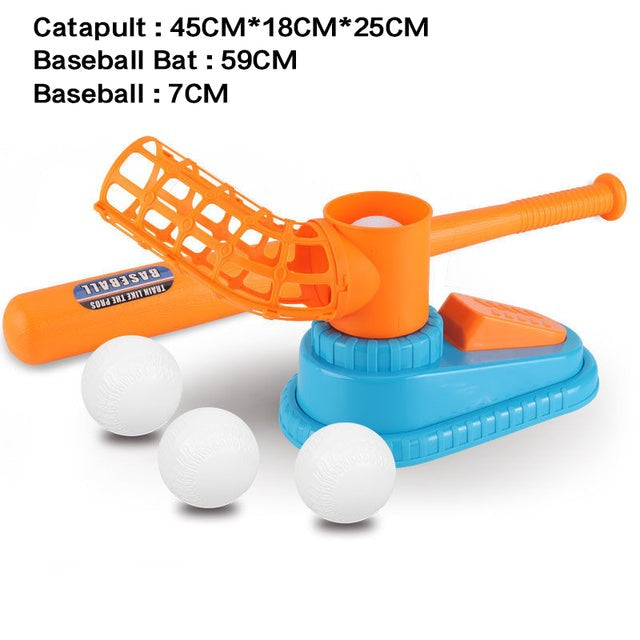 Automatic Baseball Training Ball Launcher Machine Set