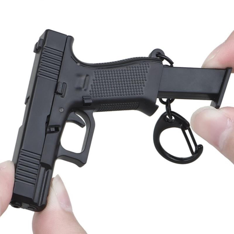 Mini Toy Pistol Shape Keychain