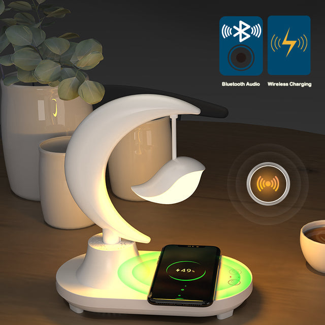 Moon Star Wireless Charging Night Lamp