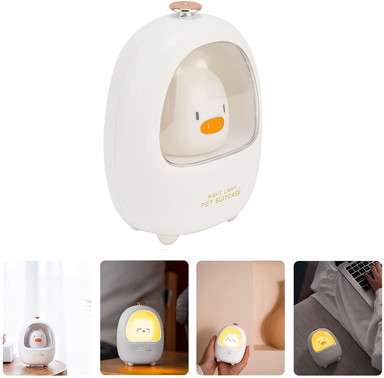 Portable Atmosphere Cute Pet Bedside Night Lamp