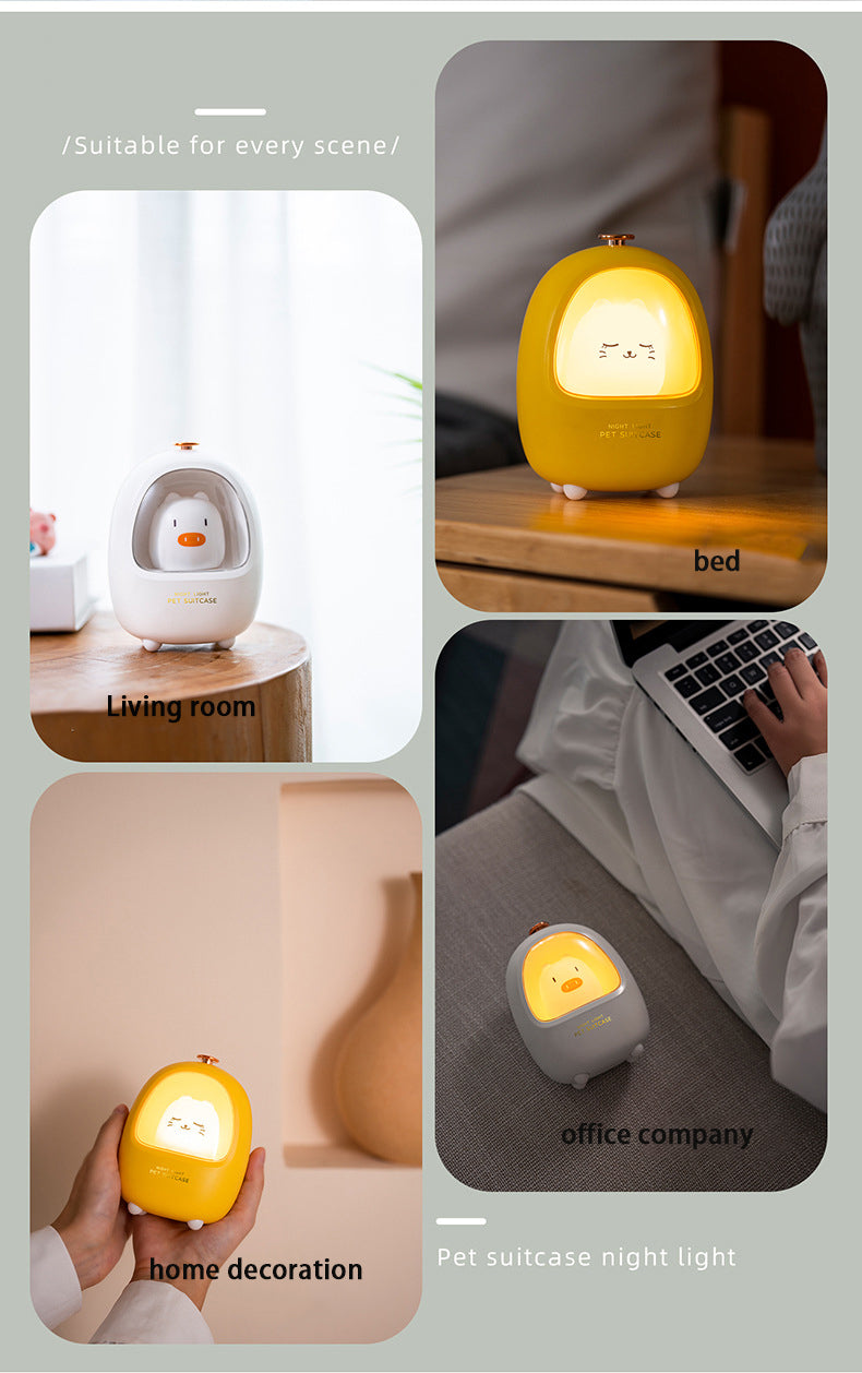 Portable Atmosphere Cute Pet Bedside Night Lamp