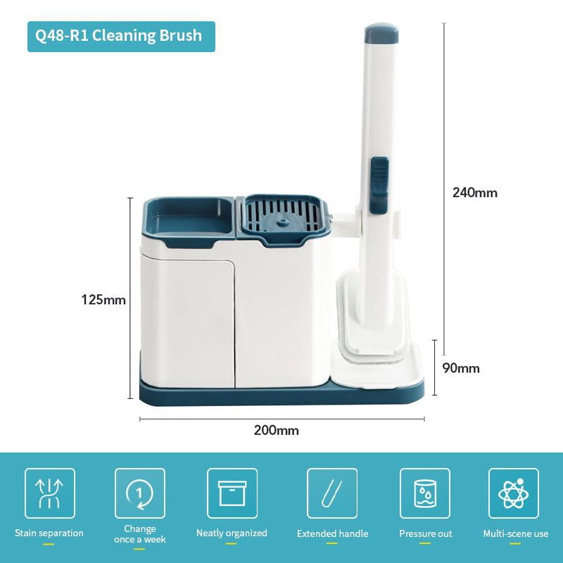 Long Handle Disposable Kitchen Cleaning Brush Kit