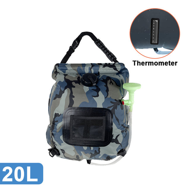 Soar-Powered Portable Travel Heated Shower Bag