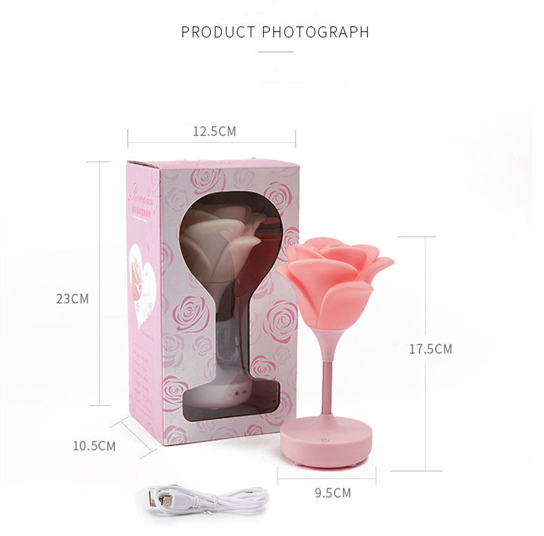 Rose Flower Romantic Touch Night Light