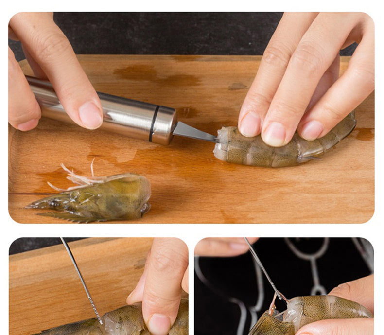 Shrimp Cleaner Stainless Steel Cutter