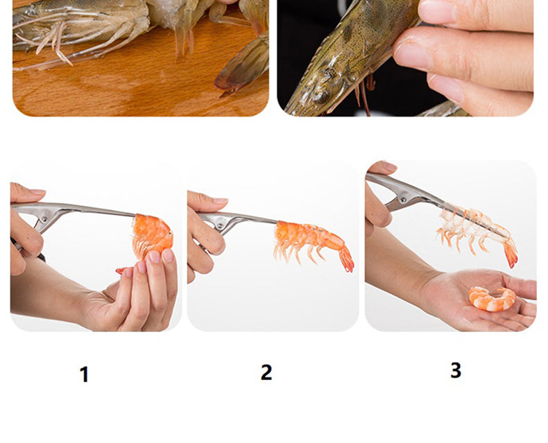 Shrimp Cleaner Stainless Steel Cutter