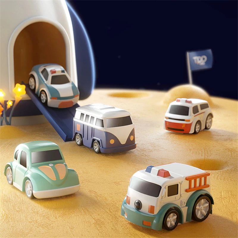 Space Panda Car Racing Toys