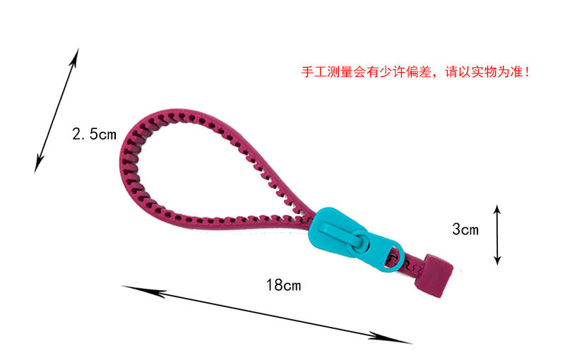 Zipper Silicone Bottle Opener