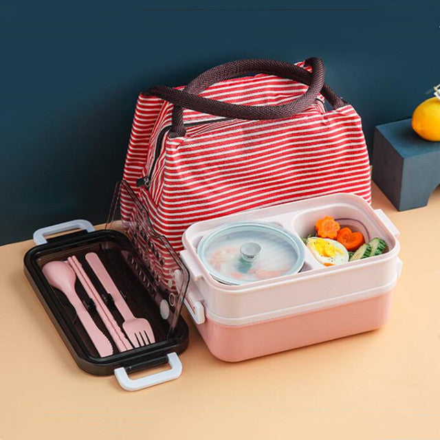 Double Layer Leak-Proof Soup Bowl Lunch Box