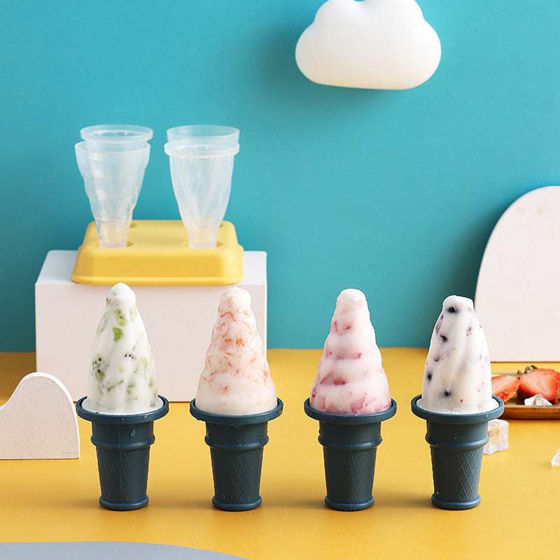 Reusable Ice Cream Popsicle Mold Pack