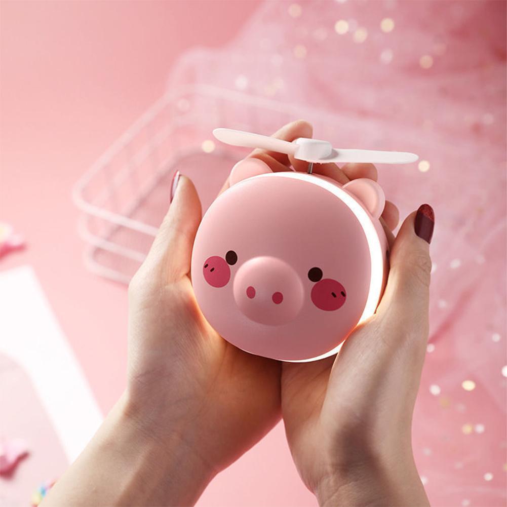 Rechargeable Piggy Mini Led Makeup Light Mirror