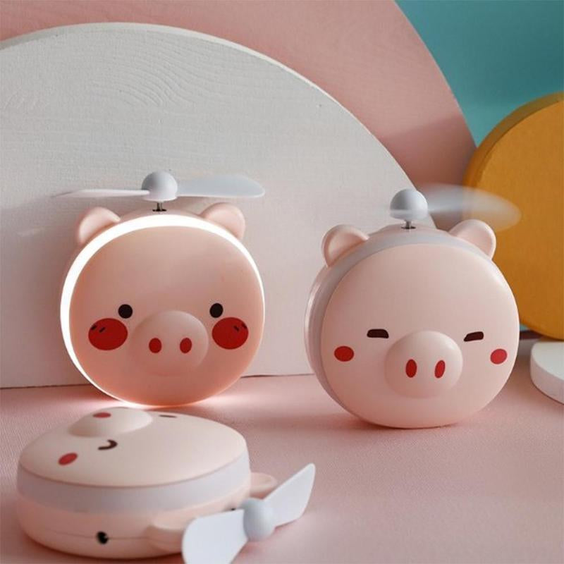 Rechargeable Piggy Mini Led Makeup Light Mirror