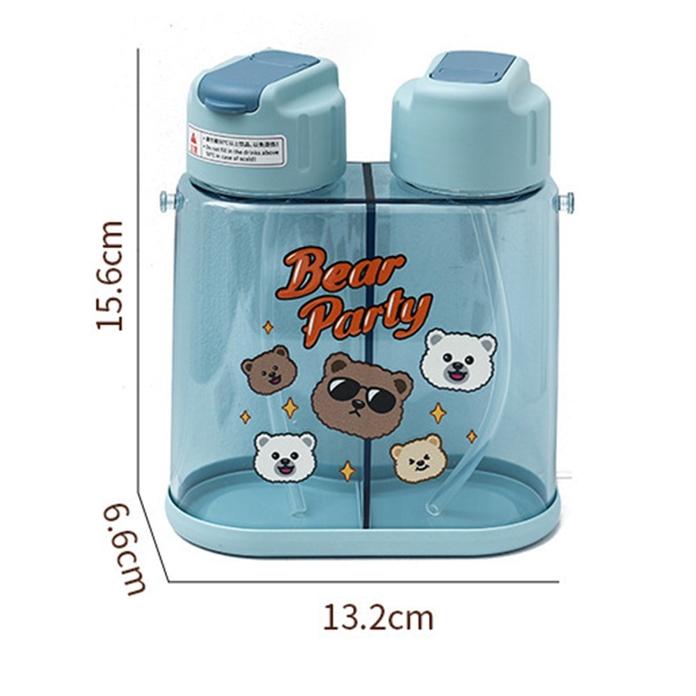 Creative Double-Drink Kids Water Bottle