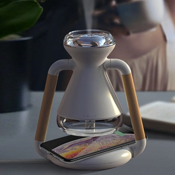 Mini Air Humidifier Wireless Phone Charger