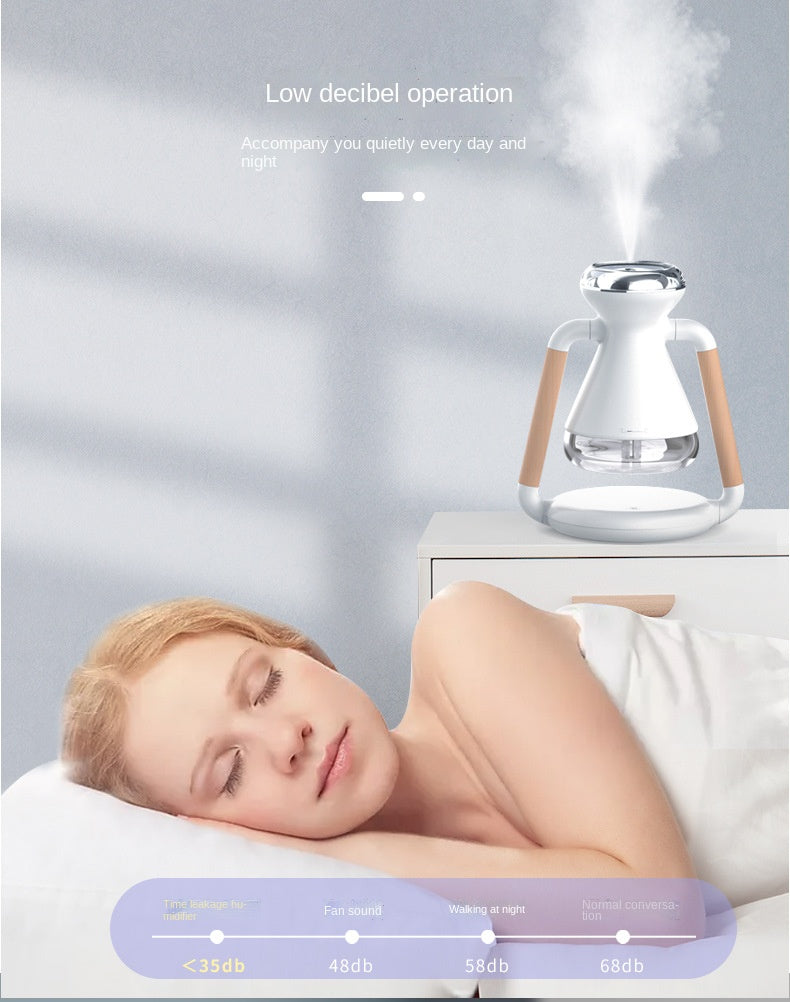 Mini Air Humidifier Wireless Phone Charger