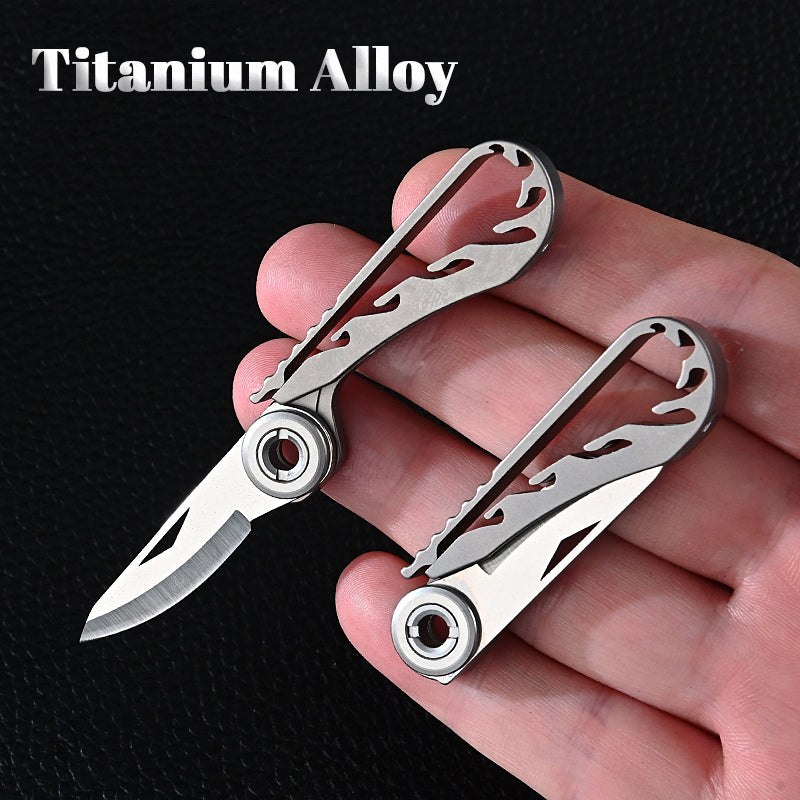 Titanium Foldable Pocket Keychain