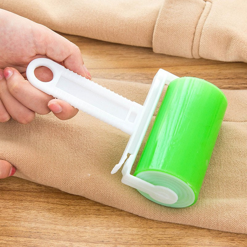 Sticky Washable Dust Lint Cleaning Brush Roller