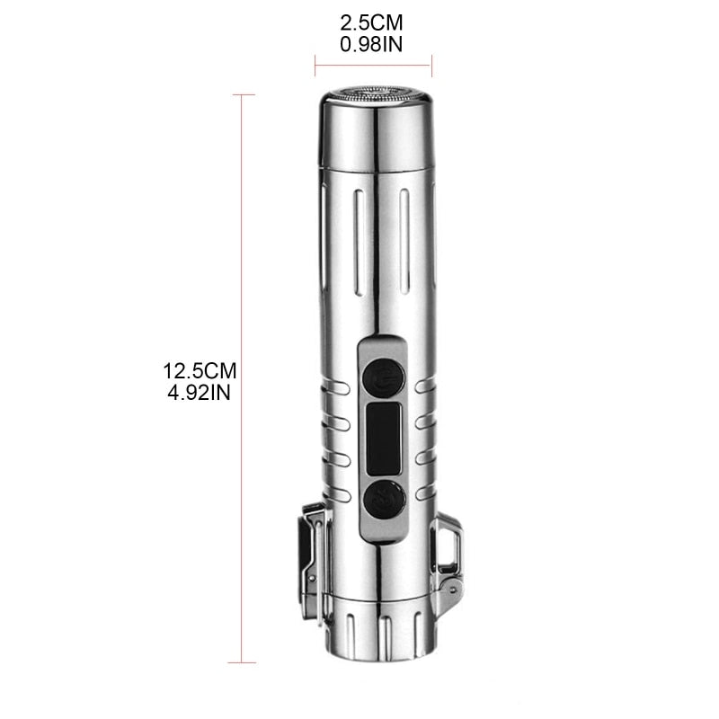 Multifunctional Electric Razor Shaver with Built-in Lighter