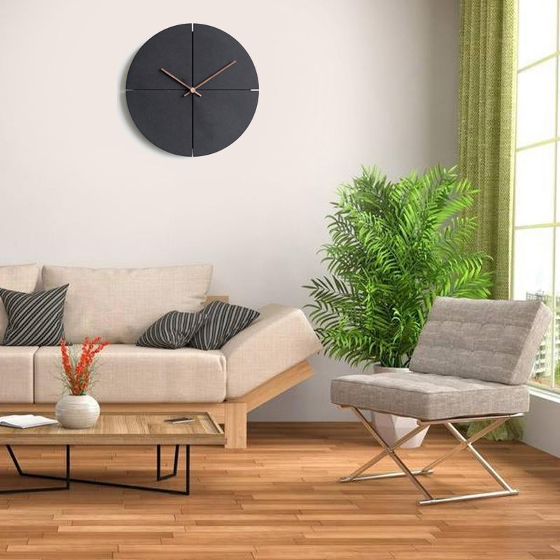 Elegant Nordic Minimalist Wooden Wall Clock