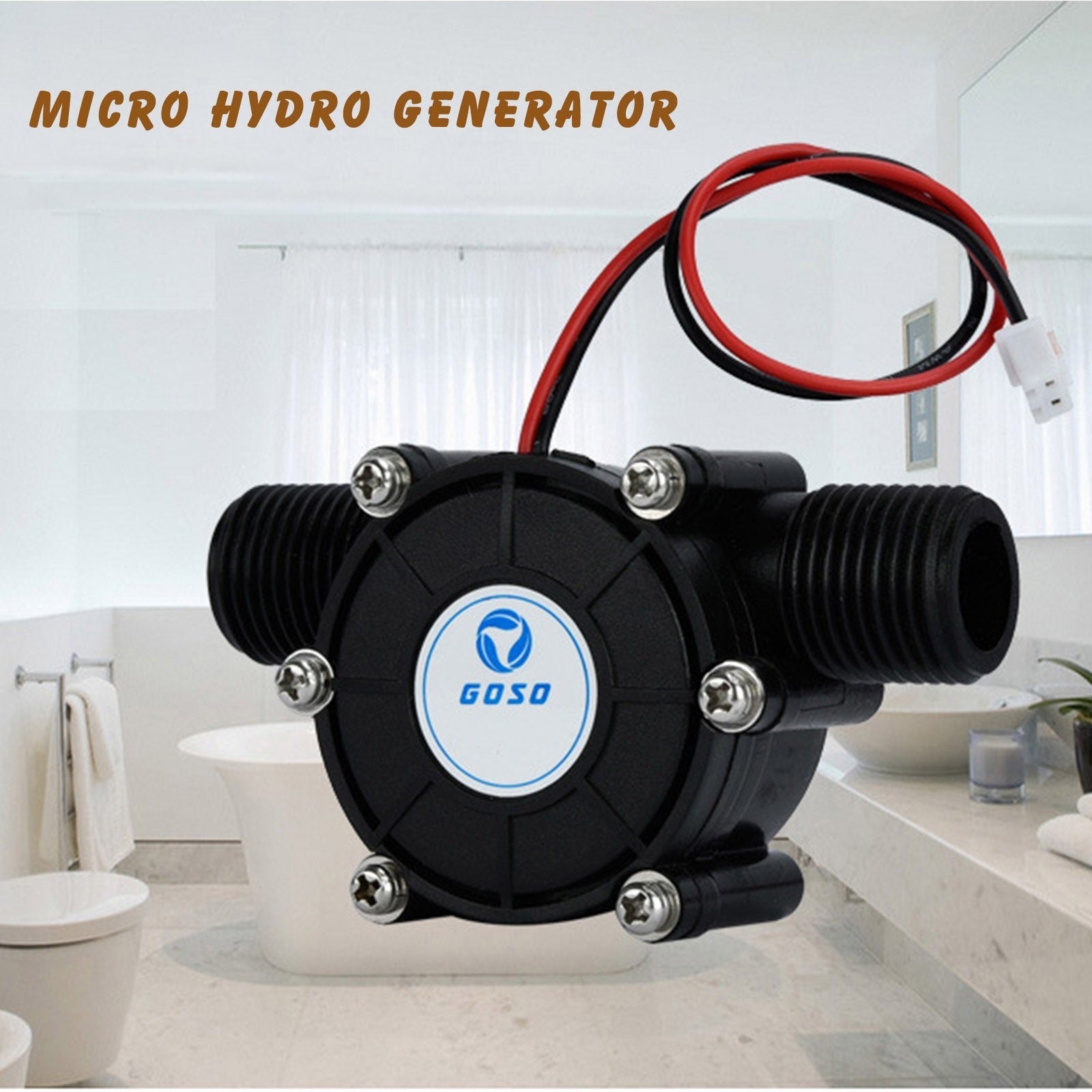 Micro-hydro Water Flow Power Generator