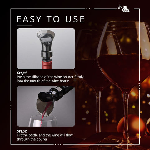 2in1 Wine Stopper Decanter - UTILITY5STORE