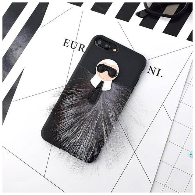 Water mink soft shell for iPhone 7 Models