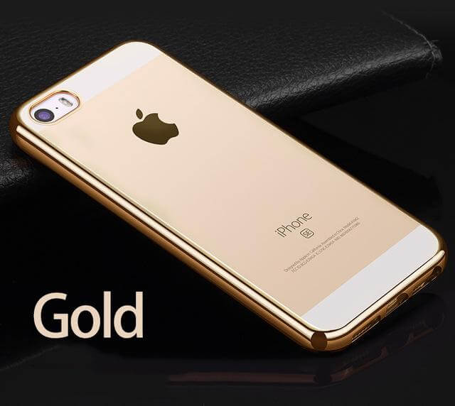 Luxury Transparent Silicone Case For iPhone SE