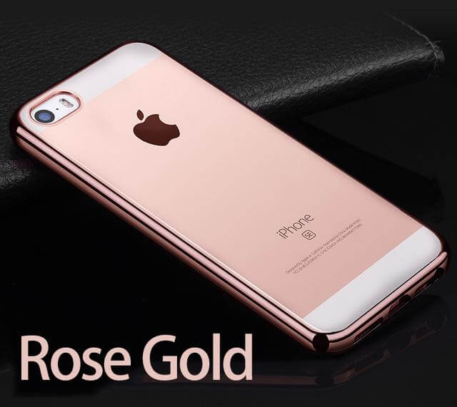 Luxury Transparent Silicone Case For iPhone SE