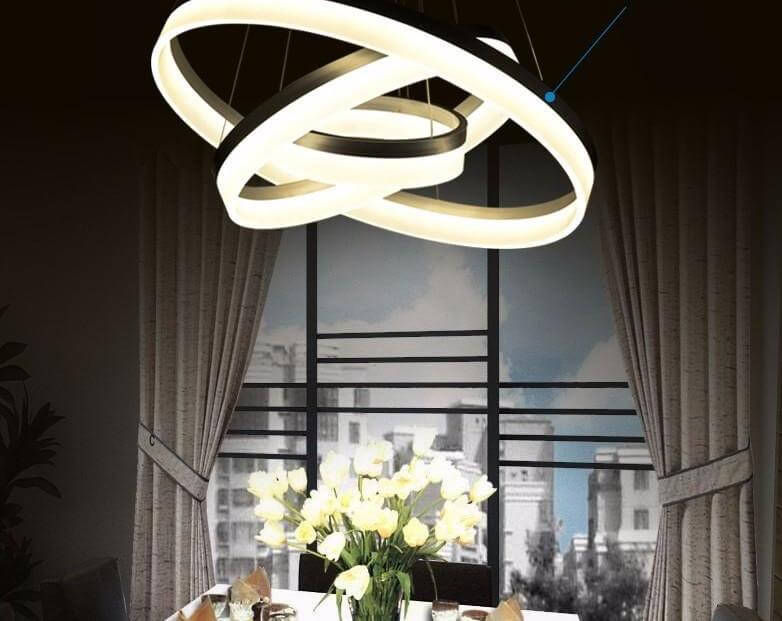 LED Circle Ring Chandelier
