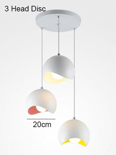 Modern Aluminum Eggshell Nordic Pendant Lamp - UTILITY5STORE