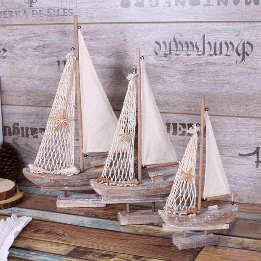 American Rural Style Retro Handicrafts Sailing Ship