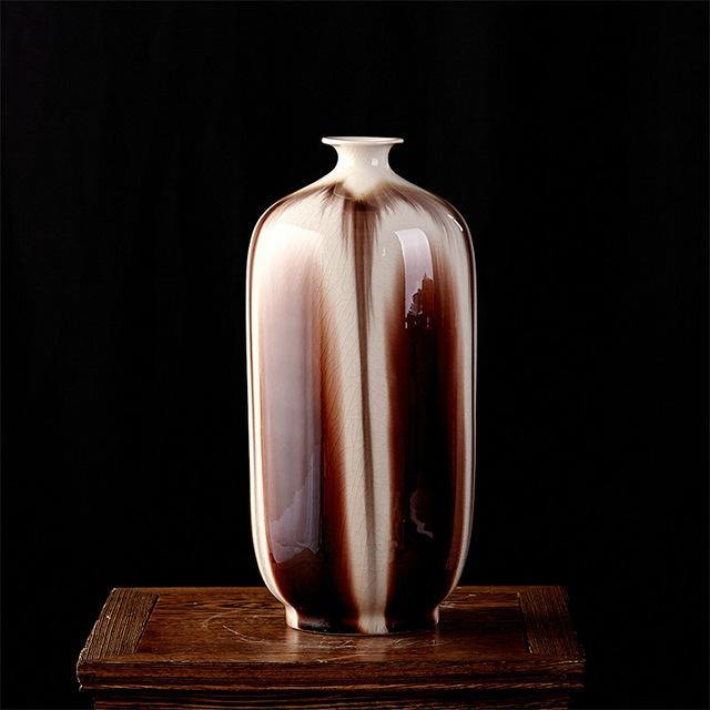 Classical Ancient Jingdezhen Ice Crack Ceramic Glaze Vase