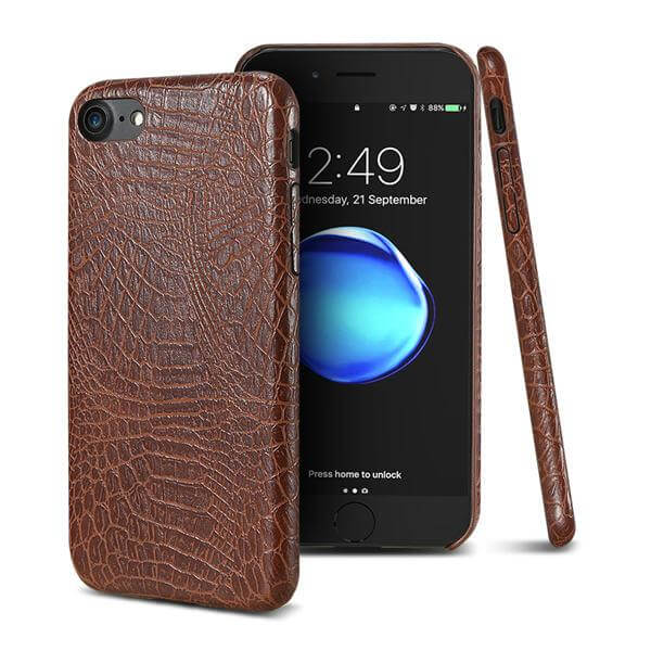Luxury Crocodile Business style Leather Iphone Cases