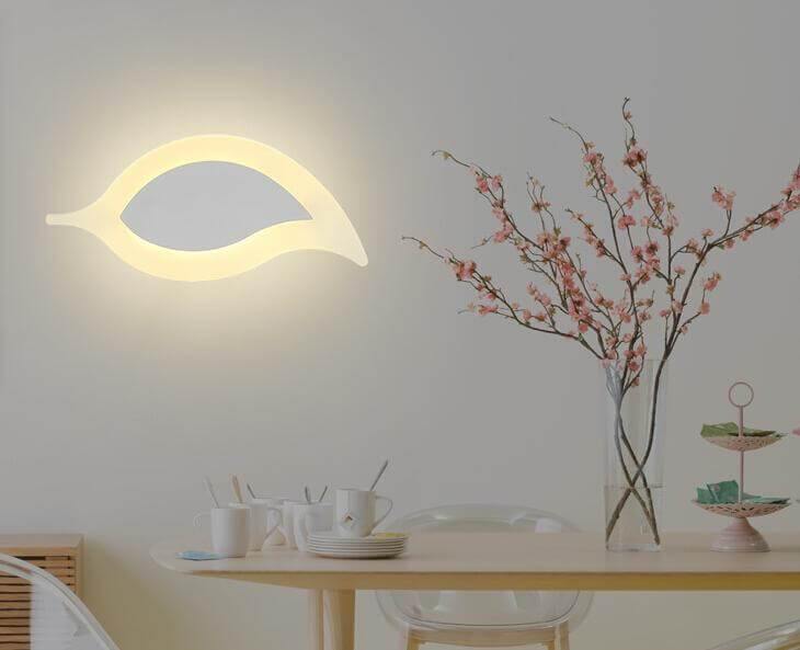 Modern Leaf Wall Lamp Home Decoration