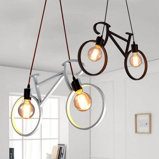 Modern Bicycle Nordic Style Droplight Chandelier Lamp - UTILITY5STORE