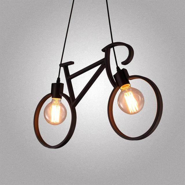 Modern Bicycle Nordic Style Droplight Chandelier Lamp - UTILITY5STORE